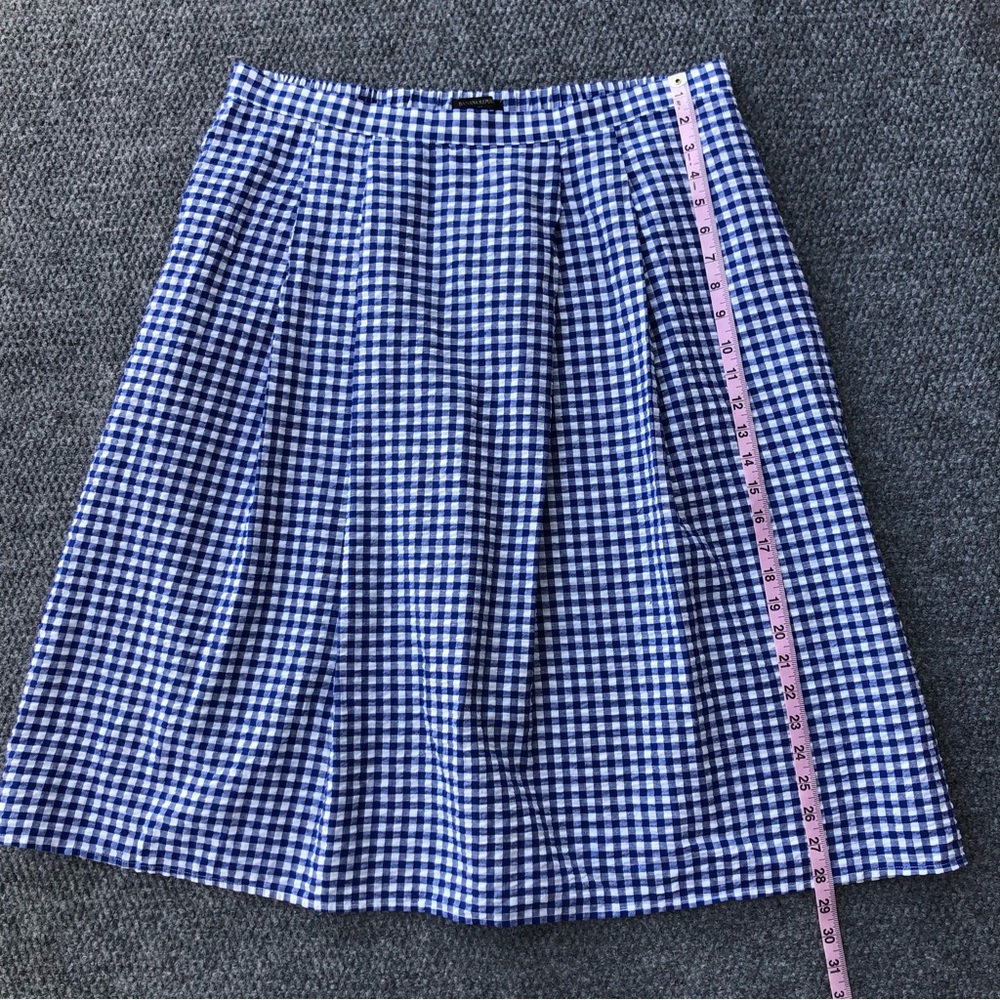 Banana Republic Factory gingham midi skirt size XL - Picture 6 of 8